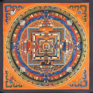 Kalachakra Mandala Tibetan Thangka